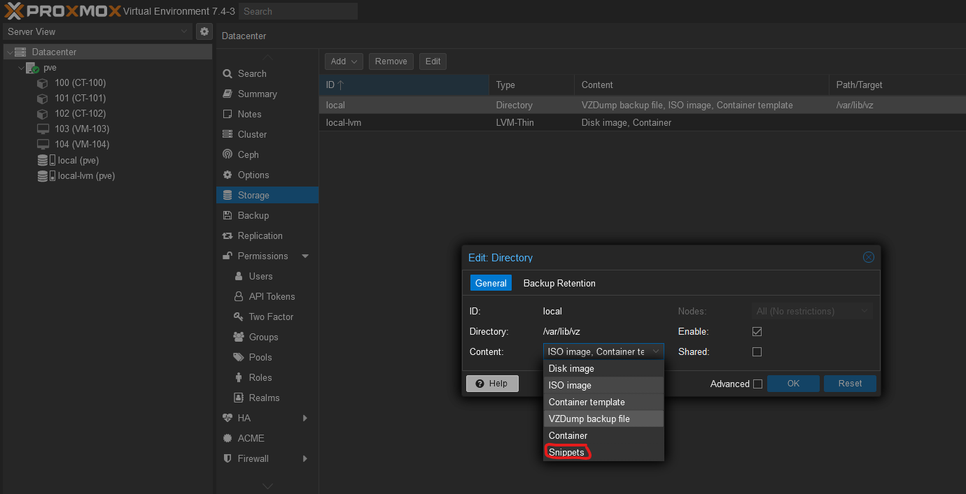 Proxmox: hookscripty i automatyzacja