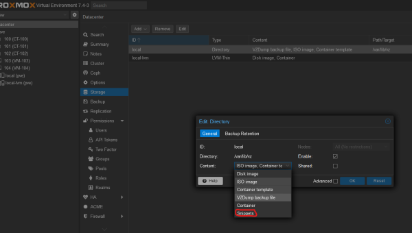 Proxmox: hookscripty i automatyzacja